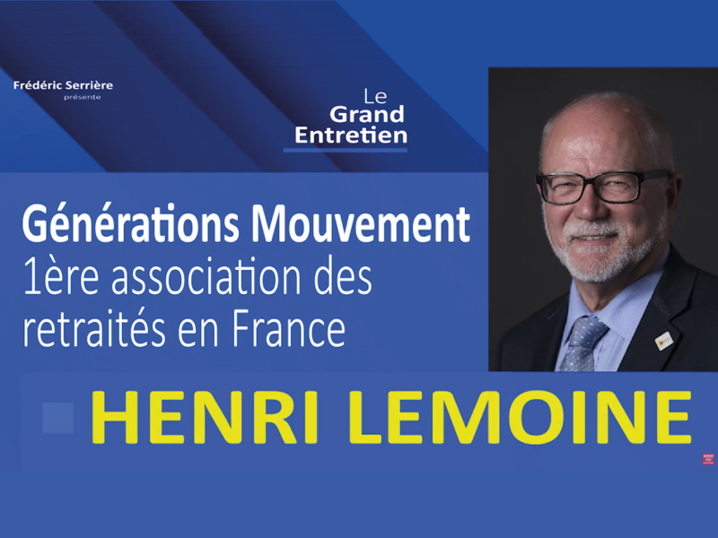 Lire la suite à propos de l’article Henri Lemoine invité du « Grand Entretien » pour parler des actions de Générations Mouvement