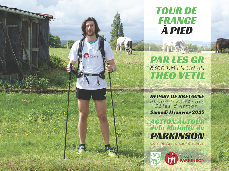 Lire la suite à propos de l’article Soutenez Théo dans son Tour de France à pied pour la lutte contre la maladie de Parkinson
